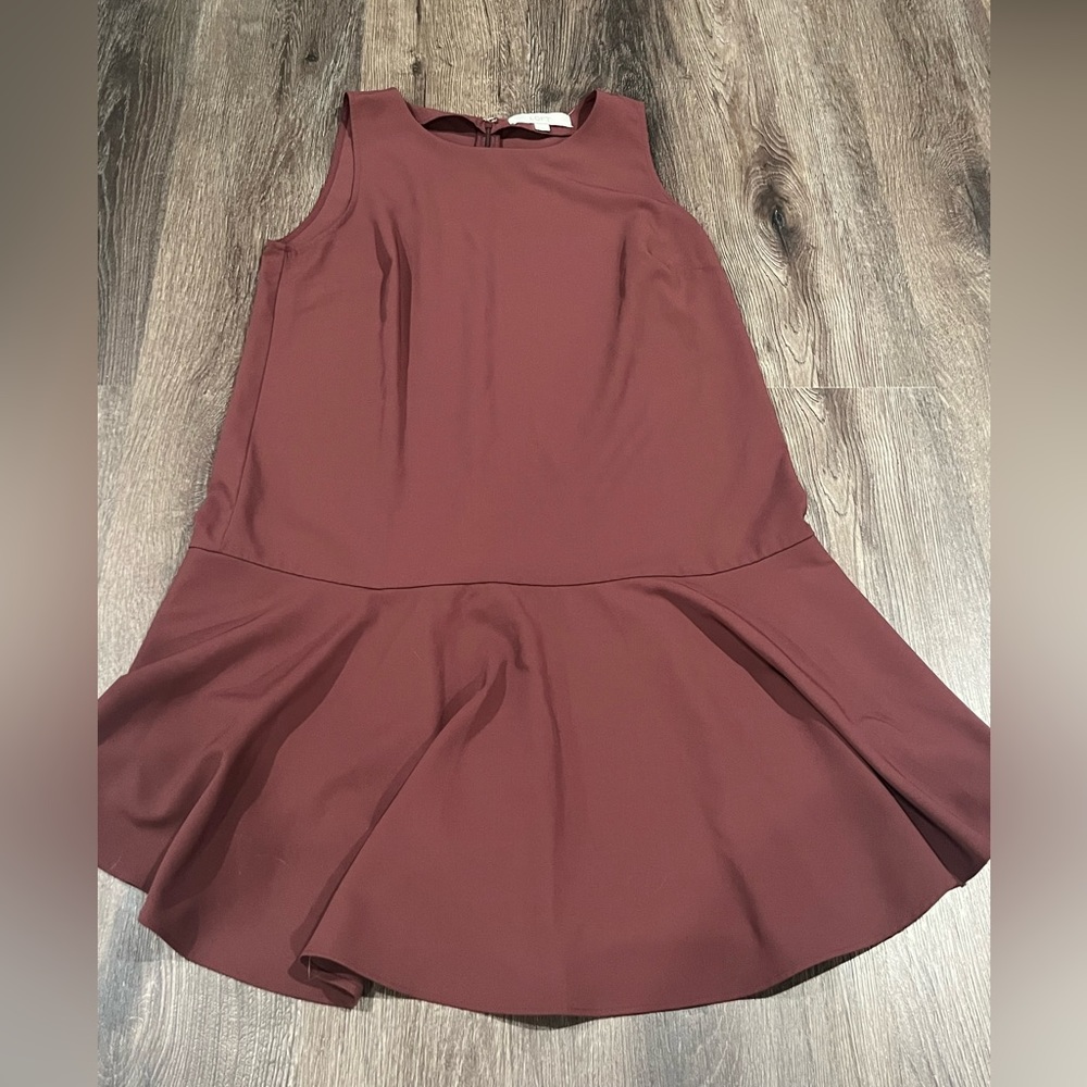 LOFT DRESS Sz 6 maroon